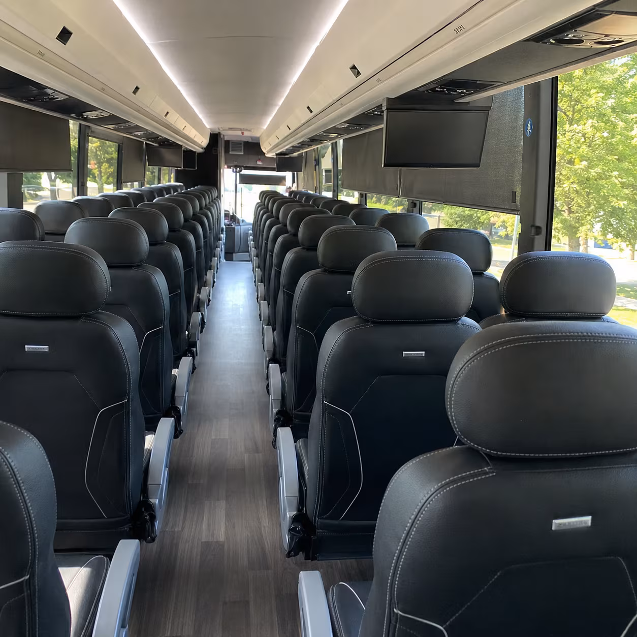 large charter buses for multi generational rgv wedding celebrations