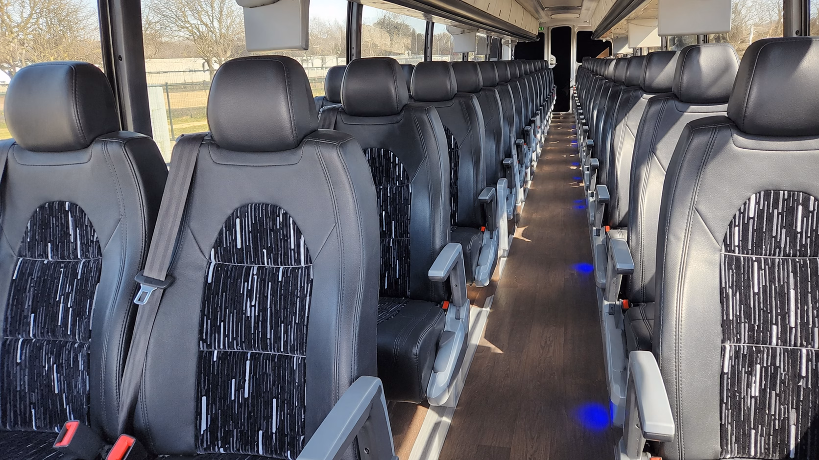 pharr charter bus interior gallery