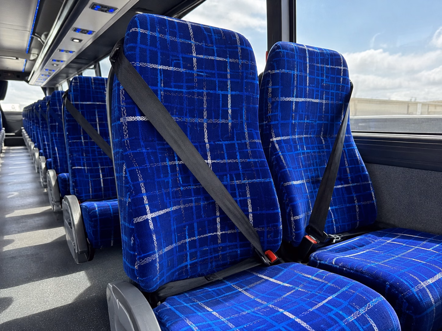 pharr charter bus rental inside