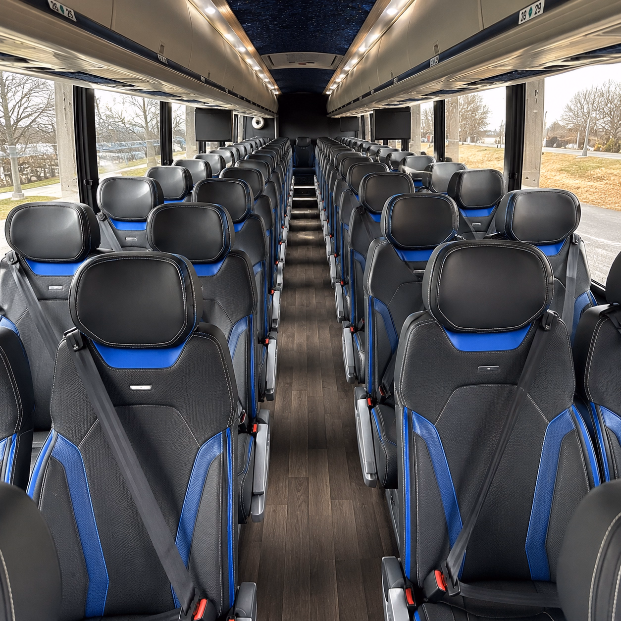 pharr private event transportation onboard seating